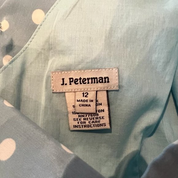 J. Peterman Polka Dot Sleeveless Dress - Picture 3 of 3